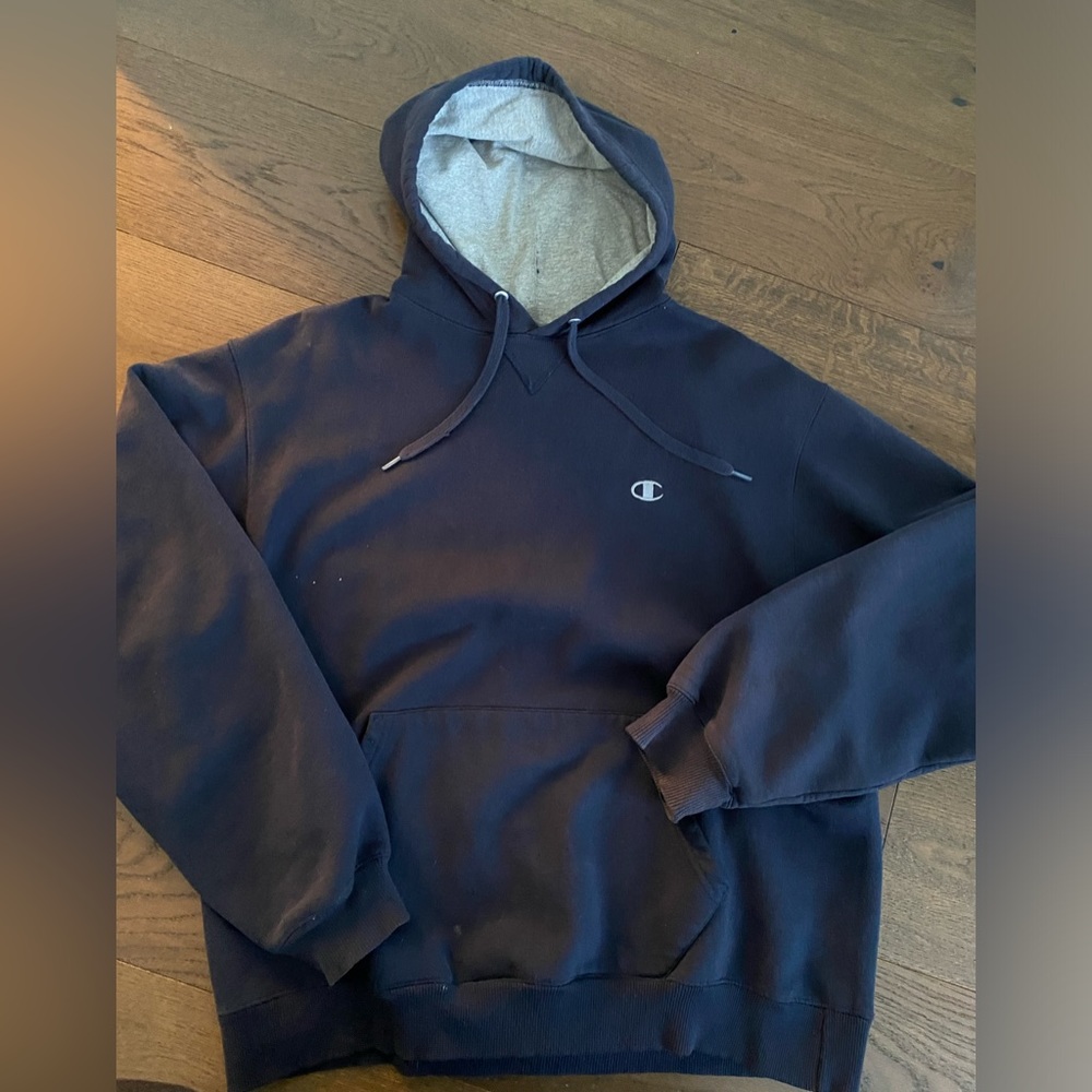 champion authentic- dark blue hoodie